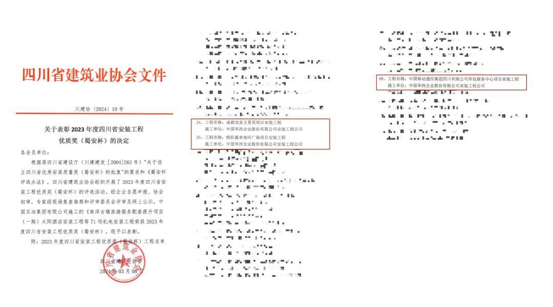深耕不輟，載譽前行！華西安裝殊榮再+3！